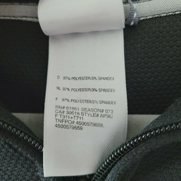 The North Face Men's TKA Stealth 1/4 Zip Sweatshirt Fleece Lined Black Medium - Picture 5 of 12